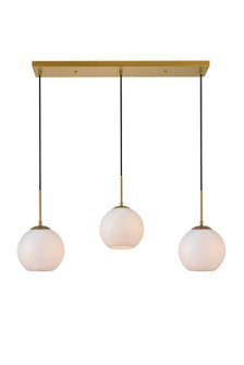 BAXTER Three Light Pendant in Brass (173|LD2237BR)