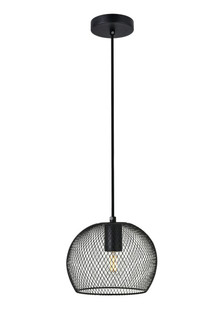 KELLER One Light Pendant in Black (173|LD2248BK)