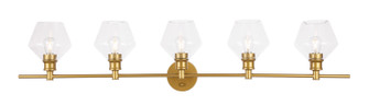 Gene Five Light Wall Sconce in Brass (173|LD2324BR)