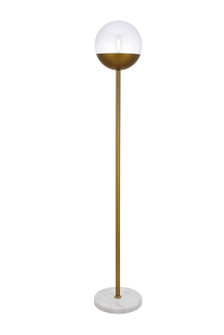Eclipse One Light Floor Lamp in Brass (173|LD6151BR)