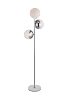 Eclipse Three Light Floor Lamp in Chrome (173|LD6160C)