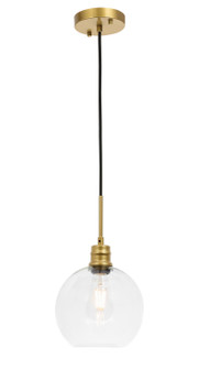 Emett One Light Pendant in Brass (173|LD6206BR)