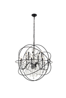 Cordelia 12 Light Pendant in black (173|LD8801D43BK)