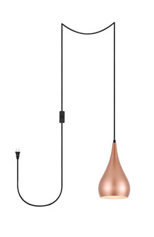 Nora One Light Plug in Pendant in Honey Gold (173|LDPG2001HG)