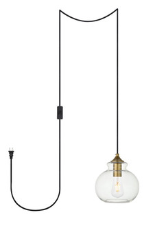 Destry One Light Plug in Pendant in Brass (173|LDPG2245BR)