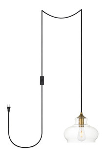 Destry One Light Plug in Pendant in Brass (173|LDPG2246BR)