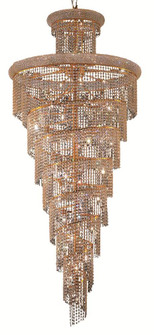 Spiral 32 Light Chandelier in Gold (173|V1800SR36G/RC)