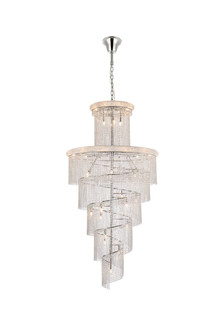 Spiral 41 Light Chandelier in Chrome (173|V1800SR48C/RC)