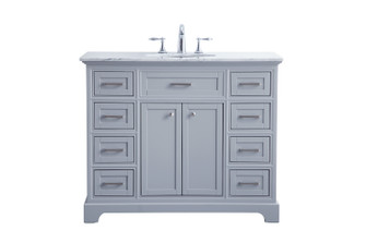 Americana Single Bathroom Vanity Set in light grey (173|VF15042GR)