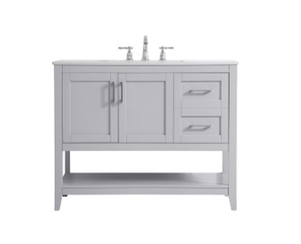 aubrey Single Bathroom Vanity in Grey (173|VF16042GR)