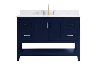 Aubrey Bathroom Vanity Set in Blue (173|VF16048BL-BS)