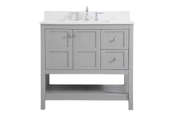 Theo Bathroom Vanity Set in Gray (173|VF16436GR-BS)