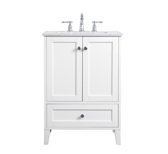 Sommerville Single Bathroom Vanity in White (173|VF18024WH)