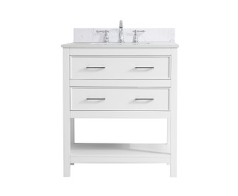 Sinclaire Bathroom Vanity Set in White (173|VF19030WH-BS)