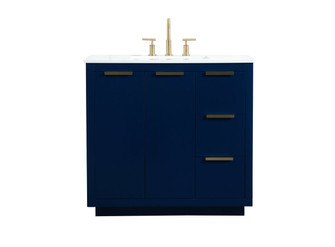 Blake Vanity Sink Set in Blue (173|VF19436BL)