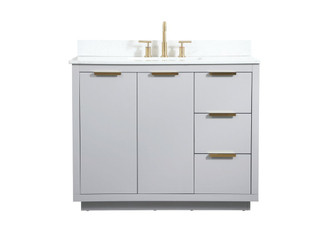 Blake Vanity Sink Set in Grey (173|VF19442GR-BS)