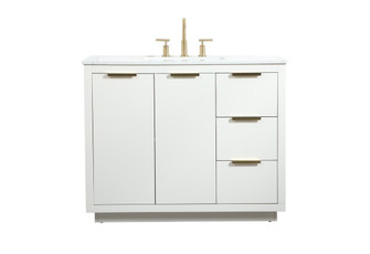 Blake Vanity Sink Set in White (173|VF19442WH)