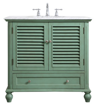 Rhodes Single Bathroom Vanity in vintage mint (173|VF30536VM)