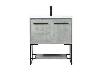Sloane Vanity Sink Set in Concrete Grey (173|VF42530MCG)