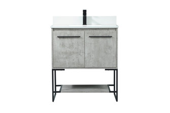 Sloane Vanity Sink Set in Concrete Grey (173|VF42530MCG-BS)