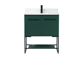 Sloane Vanity Sink Set in Green (173|VF42530MGN-BS)