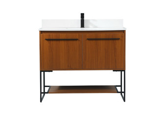 Sloane Vanity Sink Set in Teak (173|VF42540MTK-BS)