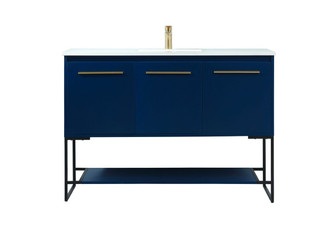 Sloane Vanity Sink Set in Blue (173|VF42548MBL)