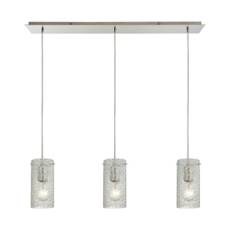 Ice Fragments Three Light Pendant in Satin Nickel (45|10242/3LP)