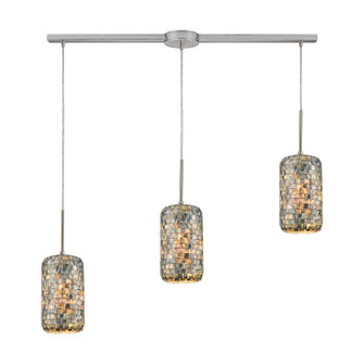 Capri Three Light Pendant in Satin Nickel (45|10552/3L)