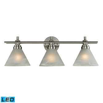 Pemberton LED Vanity in Brushed Nickel (45|11402/3-LED)