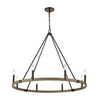 Transitions Eight Light Chandelier in Oil Rubbed Bronze (45|12317/8)