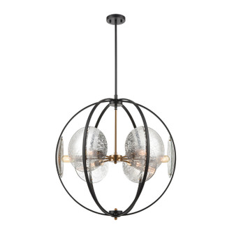 Oriah Six Light Chandelier in Matte Black (45|15426/6)