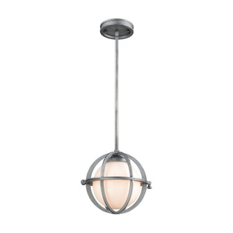 Aubridge One Light Mini Pendant in Weathered Zinc (45|16173/1)