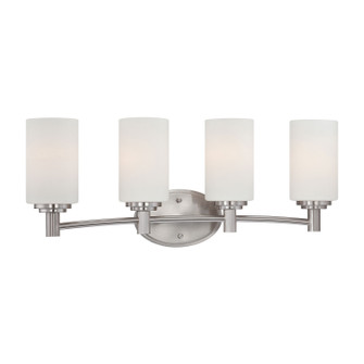 Pittman Four Light Vanity in Brushed Nickel (45|190025217)