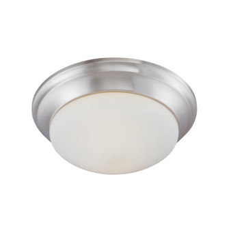 Ceiling Essentials Two Light Flush Mount in Brushed Nickel (45|190033217)