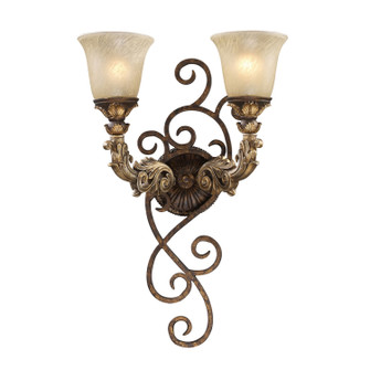 Regency Two Light Wall Sconce in Burnt Bronze (45|2155/2)