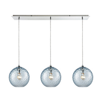 Watersphere Three Light Pendant in Polished Chrome (45|31380/3LP-AQ)