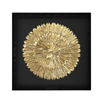 Gold Feather Wall Art in Gold (45|3168-019)