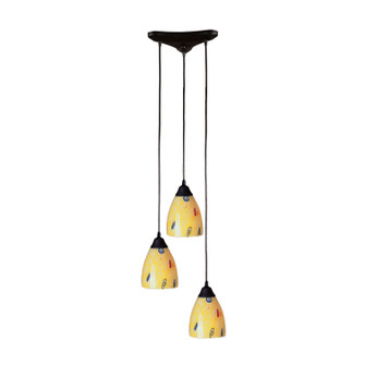 Classico Three Light Pendant in Dark Rust (45|406-3YW)