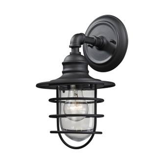 Vandon One Light Outdoor Wall Sconce in Textured Matte Black (45|45212/1)