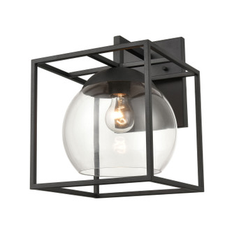 Cubed One Light Outdoor Wall Sconce in Charcoal (45|47322/1)