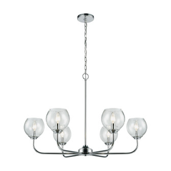 Emory Six Light Chandelier in Polished Chrome (45|81364/6)