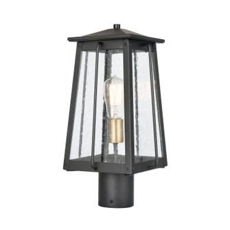 Kirkdale Two Light Outdoor Post Mount in Matte Black (45|83406/1)