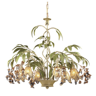 Huarco LED Chandelier in Sage Green (45|86053)