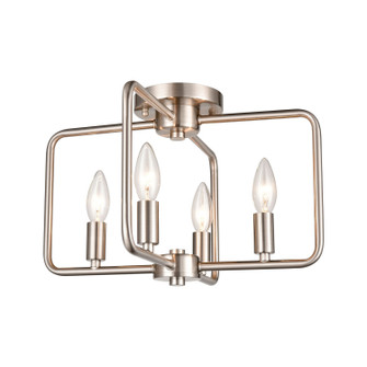 Park Slope Four Light Flush Mount in Brushed Nickel (45|CN330482)