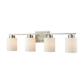 Summit Place Four Light Vanity in Brushed Nickel (45|CN579412)