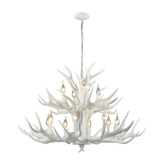 Big Sky 12 Light Chandelier in Matte White (45|D3318)