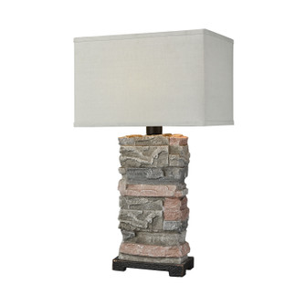 Terra Firma One Light Table Lamp in Stone (45|D3975)