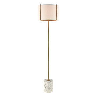 Trussed One Light Floor Lamp in White (45|D4550)