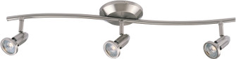 Agron Three Light Flush Mount in Satin Nickel (86|E30003-10SN)